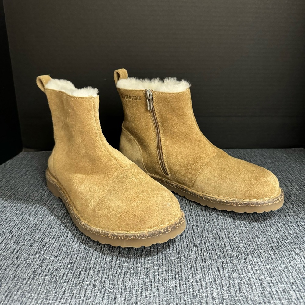 Birkenstock Melrose Genuine Shearling Booties - Picture 4 of 16